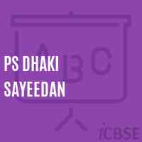 Ps Dhaki Sayeedan Primary School Logo