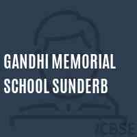 Gandhi Memorial School Sunderb Logo