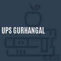 Ups Gurhangal Middle School Logo