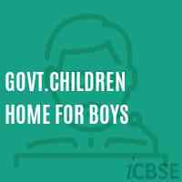 Govt.Children Home For Boys Middle School Logo