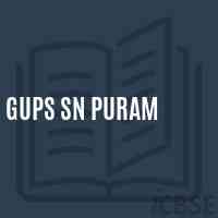 Gups Sn Puram Middle School Logo