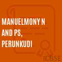 Manuelmony N and PS, Perunkudi Primary School Logo