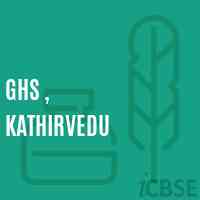 Ghs , Kathirvedu Secondary School Logo