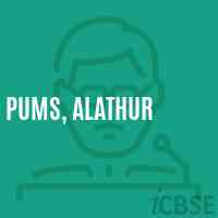 Pums, Alathur Middle School Logo
