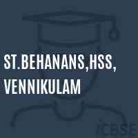 St.Behanans,Hss, Vennikulam High School Logo