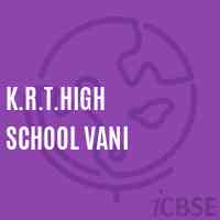K.R.T.High School Vani Logo