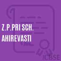 Z.P.Pri Sch. Ahirevasti Primary School Logo