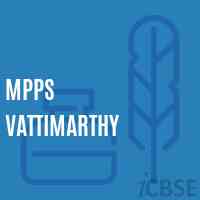 Mpps Vattimarthy Primary School Logo