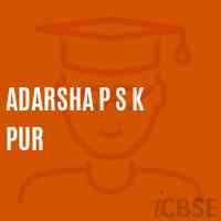 Adarsha P S K Pur Primary School Logo