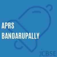 Aprs Bandarupally Secondary School Logo