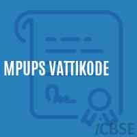 Mpups Vattikode Middle School Logo