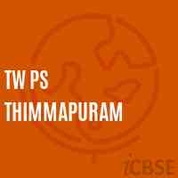 Tw Ps Thimmapuram Primary School Logo