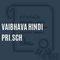 Vaibhava Hindi Pri.Sch Primary School Logo