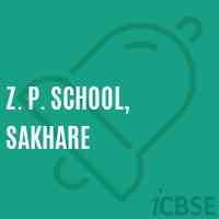 Z. P. School, Sakhare Logo
