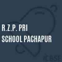 R.Z.P. Pri School Pachapur Logo