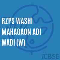 Rzps Washi Mahagaon Adi Wadi (W) Primary School Logo