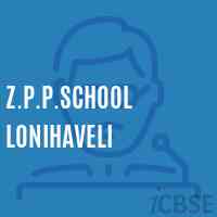 Z.P.P.School Lonihaveli Logo
