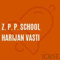 Z. P. P. School Harijan Vasti Logo