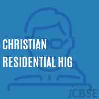 Christian Residential Hig Secondary School Logo