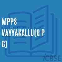 Mpps Vayyakallu(G P C) Primary School Logo