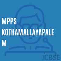 Mpps Kothamallayapalem Primary School Logo