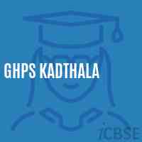 Ghps Kadthala Middle School Logo