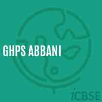Ghps Abbani Middle School Logo
