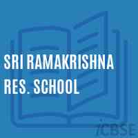 Sri Ramakrishna Res. School Logo