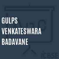 Gulps Venkateswara Badavane Primary School Logo