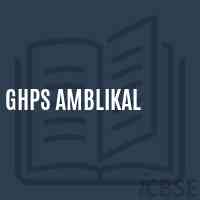 Ghps Amblikal Middle School Logo