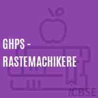 Ghps - Rastemachikere Middle School Logo