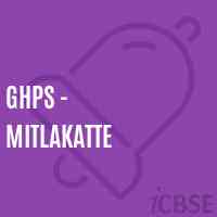 Ghps - Mitlakatte Middle School Logo