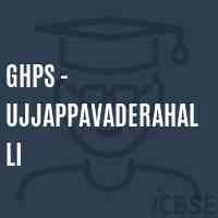 Ghps - Ujjappavaderahalli Middle School Logo