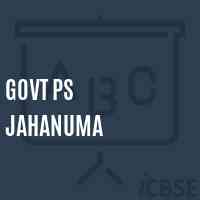 Govt Ps Jahanuma Primary School Logo