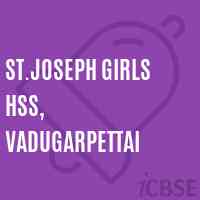 St.Joseph Girls Hss, Vadugarpettai High School Logo