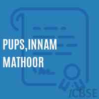 Pups,Innam Mathoor Primary School Logo