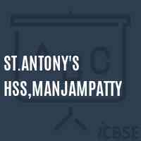 St.Antony'S Hss,Manjampatty High School Logo