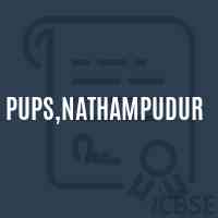 Pups,Nathampudur Primary School Logo