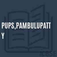 Pups,Pambulupatty Primary School Logo