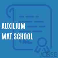 Auxilium Mat.School Logo