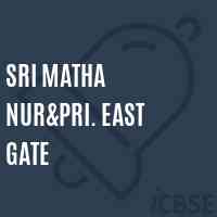 Sri Matha Nur&pri. East Gate Primary School Logo
