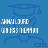 Annai Lourd Gir.Hss Thennur High School Logo