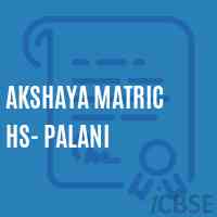 Akshaya Matric Hs- Palani School Logo