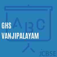 Ghs Vanjipalayam Secondary School Logo