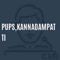 Pups,Kannadampatti Primary School Logo