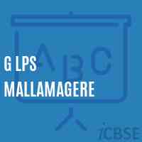 G Lps Mallamagere Primary School Logo