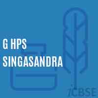 G Hps Singasandra Middle School Logo