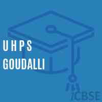U H P S Goudalli Middle School Logo