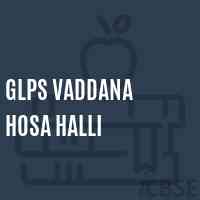 Glps Vaddana Hosa Halli Primary School Logo