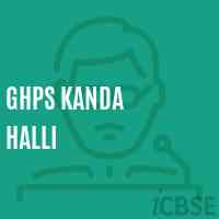 Ghps Kanda Halli Middle School Logo